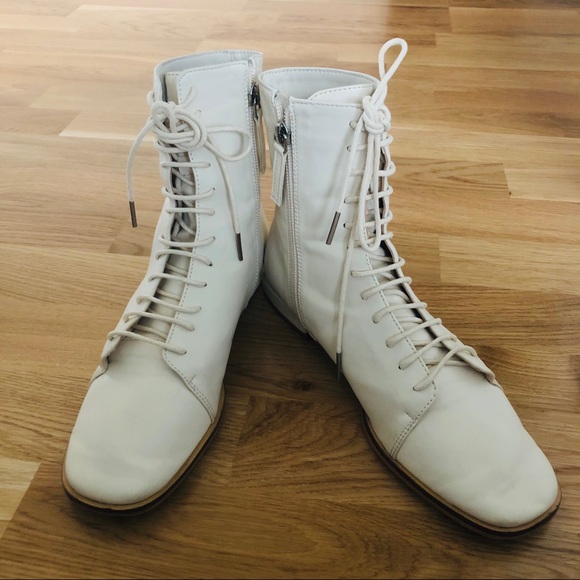W Concept Shoes - White Boots
